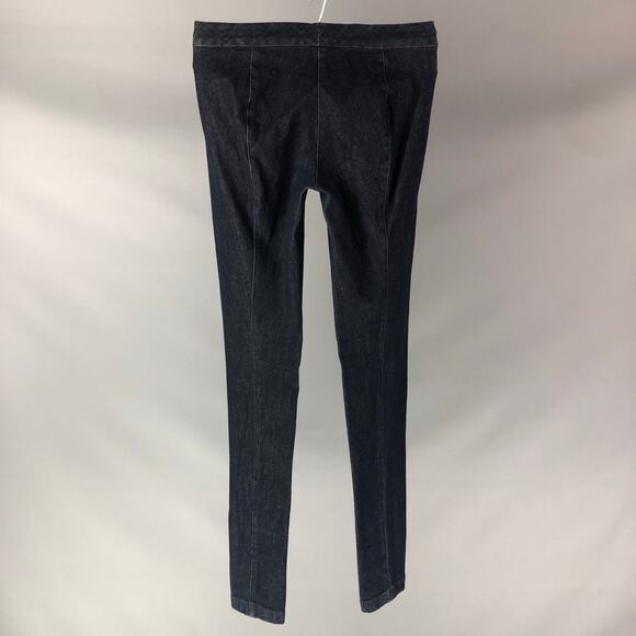 THE ROW Size M Navy Cotton & Elastane Casual Leggns Pants - Picture 2 of 4